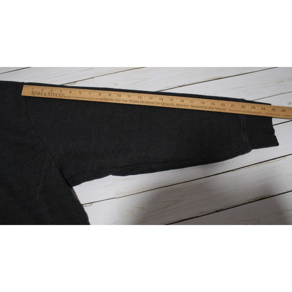 Reebok Men's 3XL Charcoal Gray Sweatshirt Logo Fleece lined Outdoors Camping - Picture 14 of 15